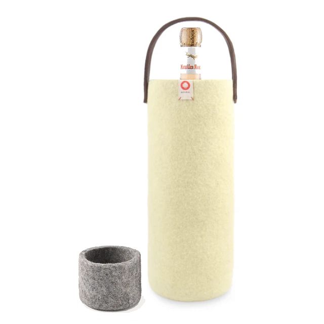 Wool Wine Cooler - Yellow