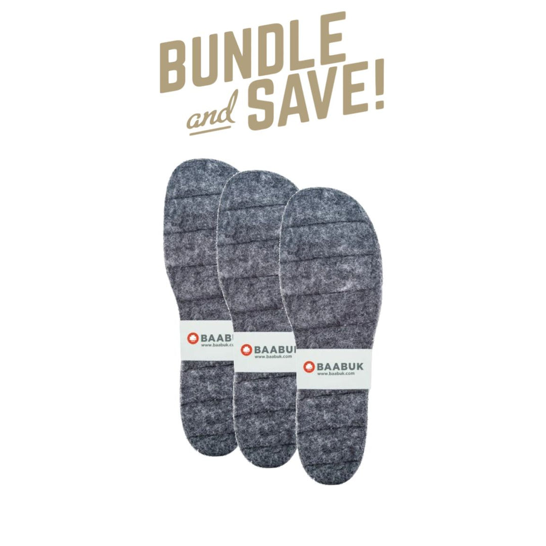 Insoles Bundle - Slipper 3 Pack
