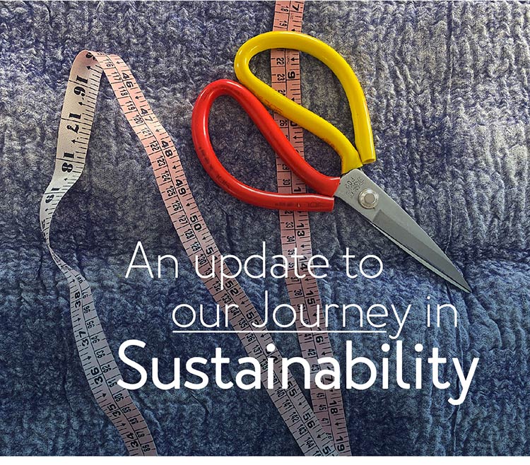 An update to our Journey in Sustainability