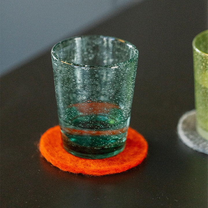 Felt Coaster 4 Pack - Red