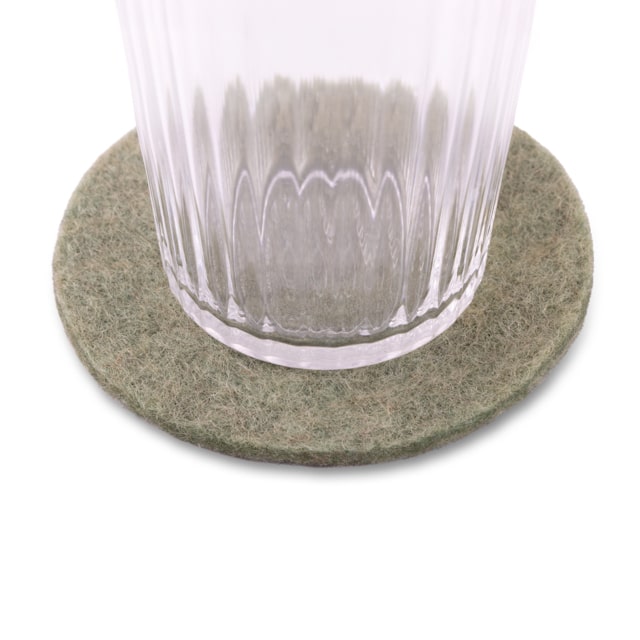 Felt Coaster 4 Pack - Khaki