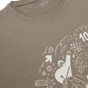 T shirt 10 ans d'existence - Portugal Khaki