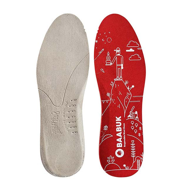 Insoles Sneakers Throwback Red Baabuk