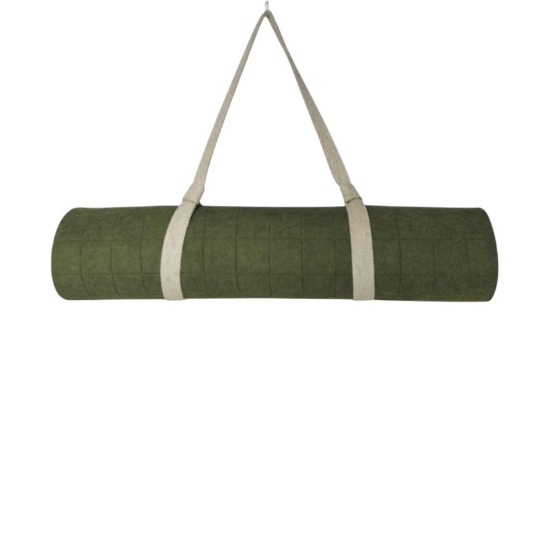 Wool Yoga Mat - Khaki