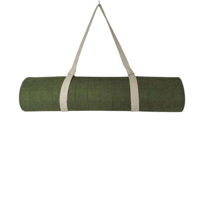 Wool Yoga Mat - Khaki