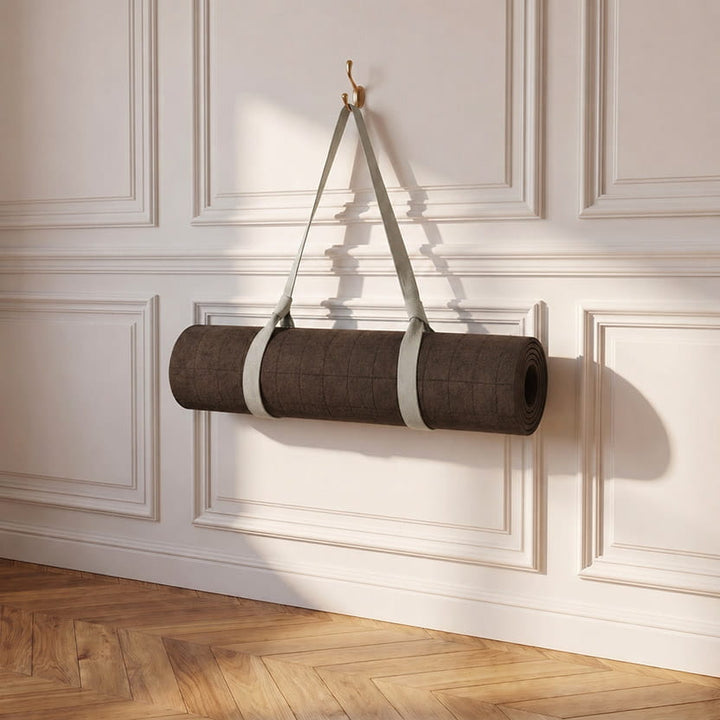 Wool Yoga Mat - Brown
