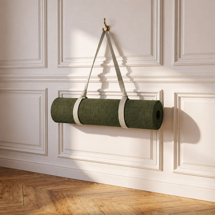 Wool Yoga Mat - Khaki
