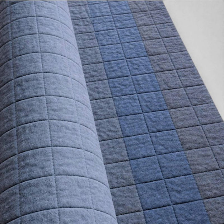 Wool Yoga Mat - Light Blue