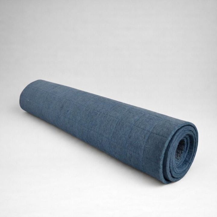 Wool Yoga Mat - Light Blue