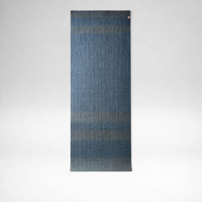 Wool Yoga Mat - Light Blue