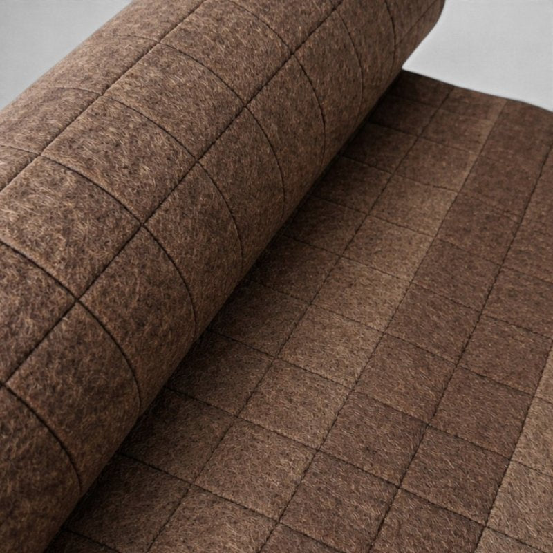 Wool Yoga Mat - Brown