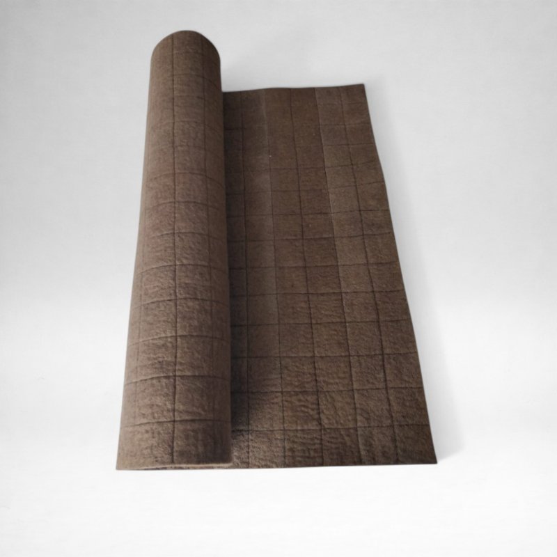Wool Yoga Mat - Brown