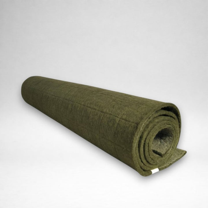Wool Yoga Mat - Khaki