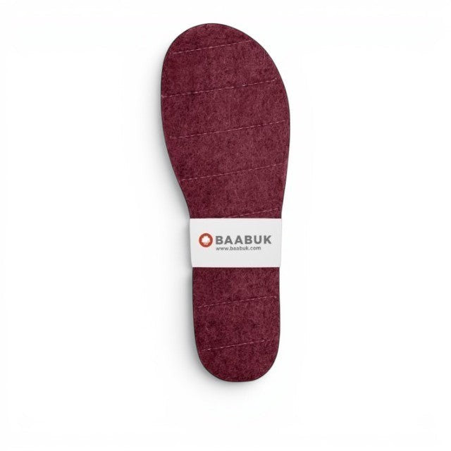 Insoles - Slippers Bordeaux