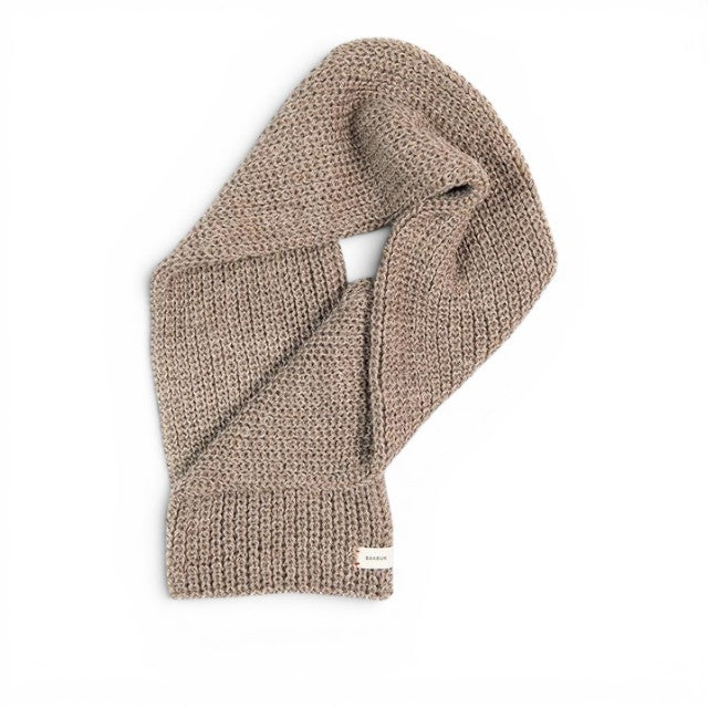 Alpaca Infinity Scarf - Brown