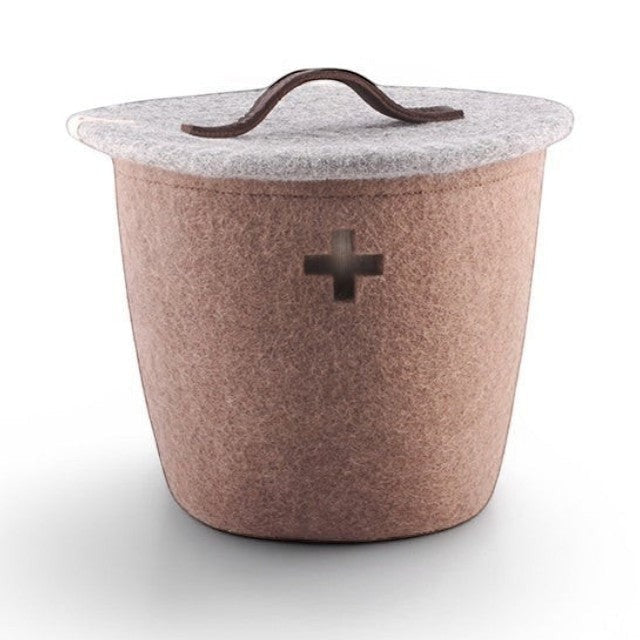 Wool Basket Large - Brown