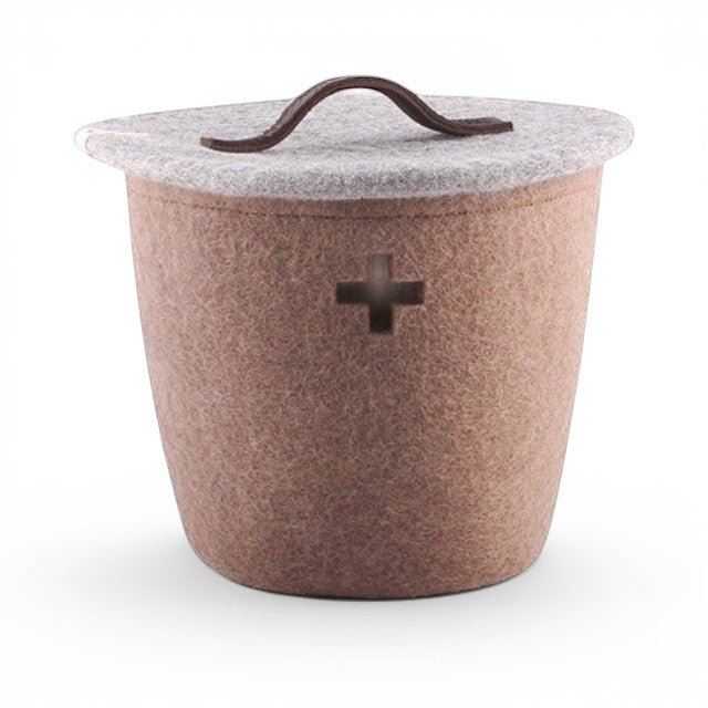 Wool Basket Large - Brown