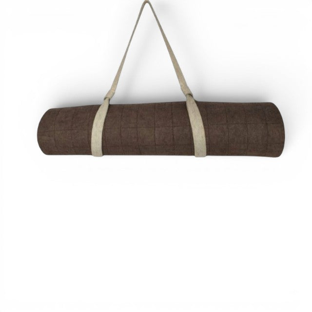 Wool Yoga Mat - Brown