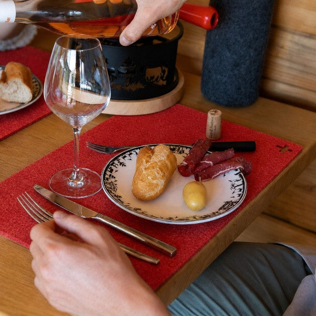 Table Mat - Swiss Red – Baabuk