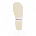 Baabuk handcrafted vanilla wool slipper insoles from Nepal, designed for comfort and trimmable for a custom fit.