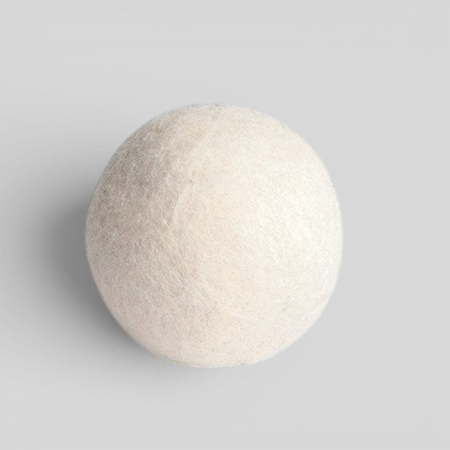 Baabuk white wool dryer balls, 4 pack, natural, eco-friendly laundry accessory