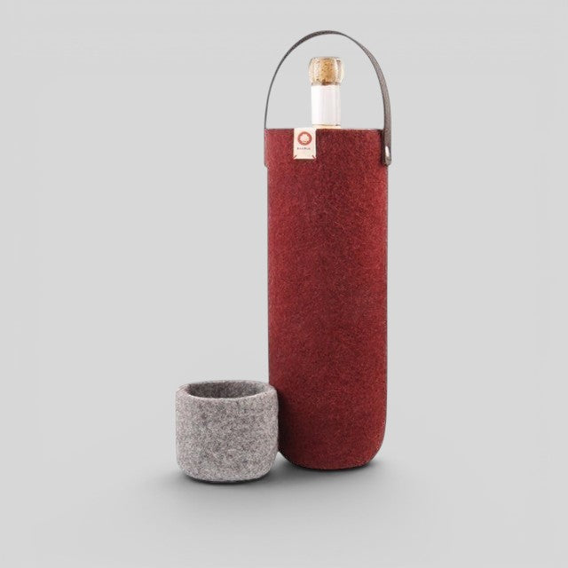 Wool Wine Cooler - Bordeaux