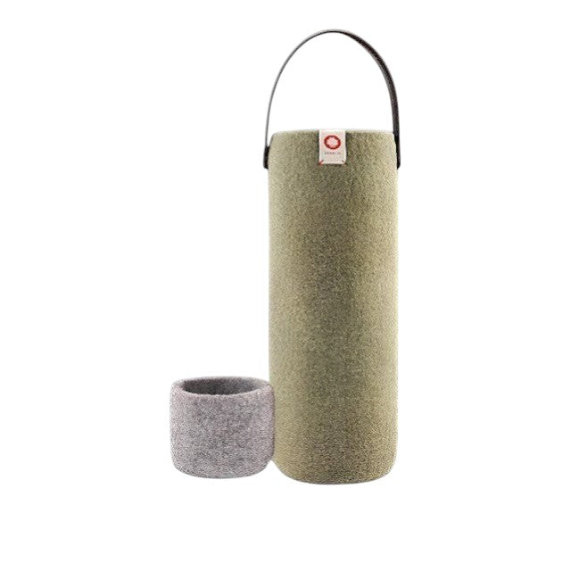 Wool Wine Cooler - Khaki Green