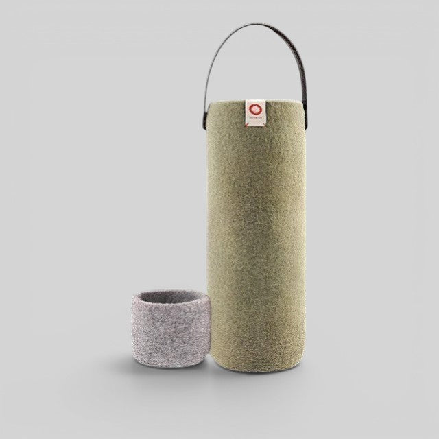 Wool Wine Cooler - Khaki Green