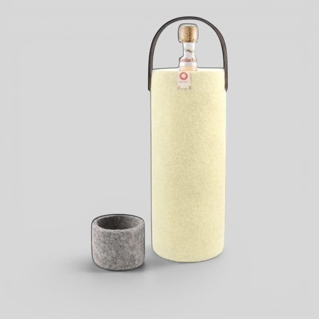 Wool Wine Cooler - Yellow