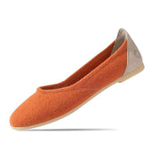 Ballerine en laine - Terracotta