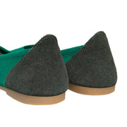 Ballerine en laine - Spruce Green