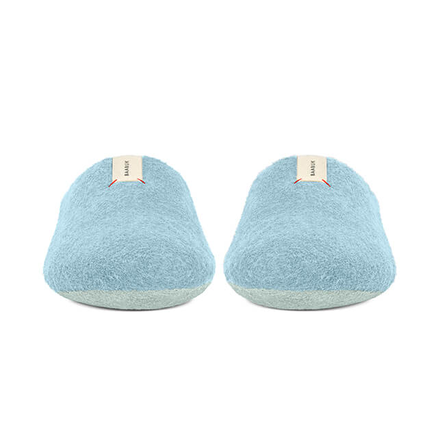 Kanga Slippers - Light Blue