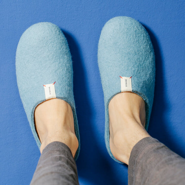 Kanga Slippers - Bleu clair