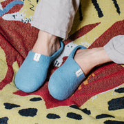 Kanga Slippers - Bleu clair